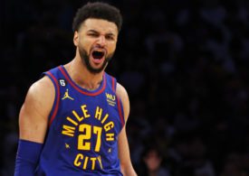 Jamal Murray von den Denver Nuggets schreit