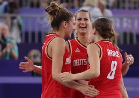 Deutsche Frauen 3X3 Basketball bei Olympia in Paris