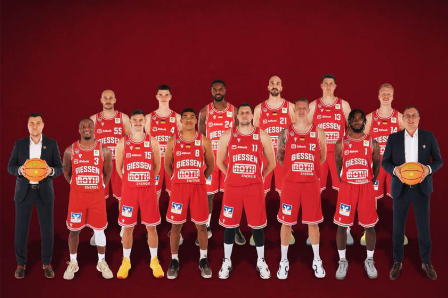 Das Team der Gießen 46ers im Jahr 2024